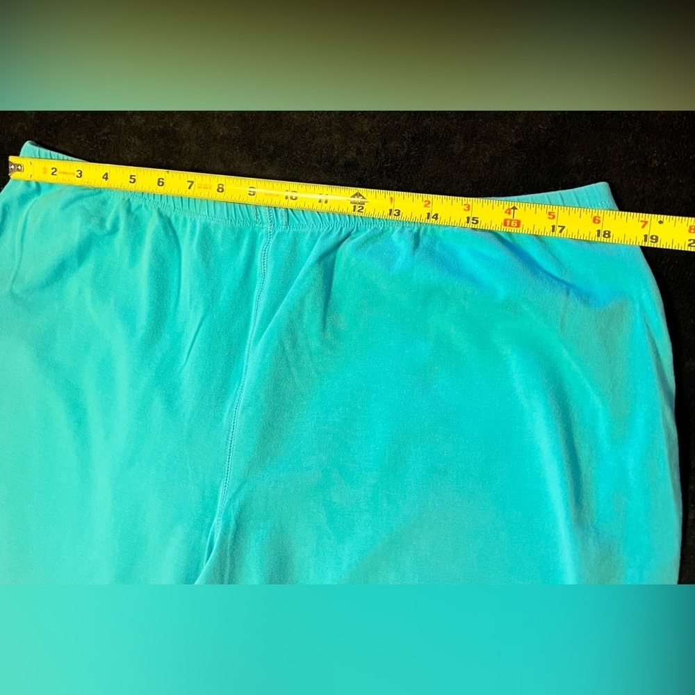 GUC Secret Treasures Women’s Aqua Blue Pajama Pants 16/18 - Picture 3 of 7